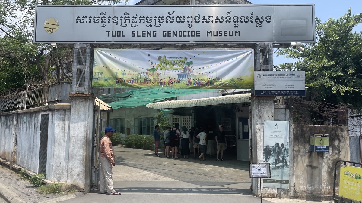 Tuol Sleng Genocide Museum (S-21) in Phnom Penh, Cambodia.